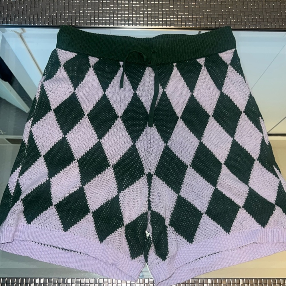 Ladies Nordstrom BP. Purple Diamond Shorts